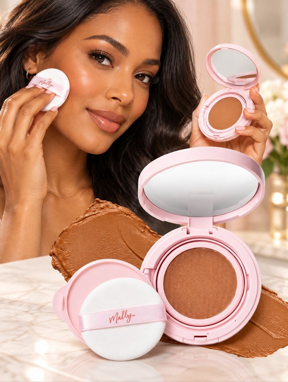 Mally Flawless Finish Transforming Effect Foundation Compact - Rich